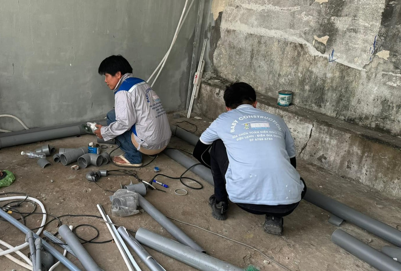 Lắp đặt, sửa chữa hệ thống thoát nước Hoàng Mai